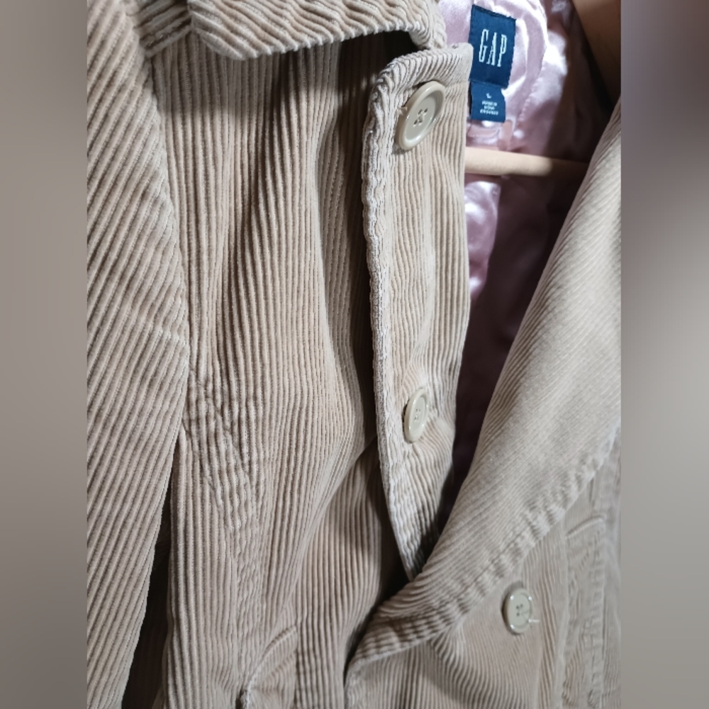 Gap Corduroy Tan Single Button Foldable Lapel Wom… - image 8